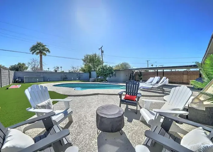 Pool With Patio Lounge & Mini Putti Near Airport * Phoenix